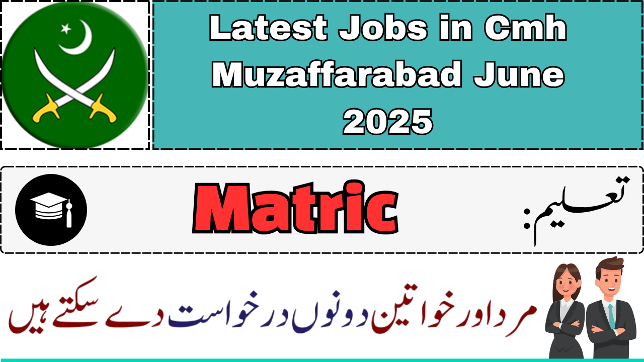 Latest Jobs in Cmh Muzaffarabad June 2025